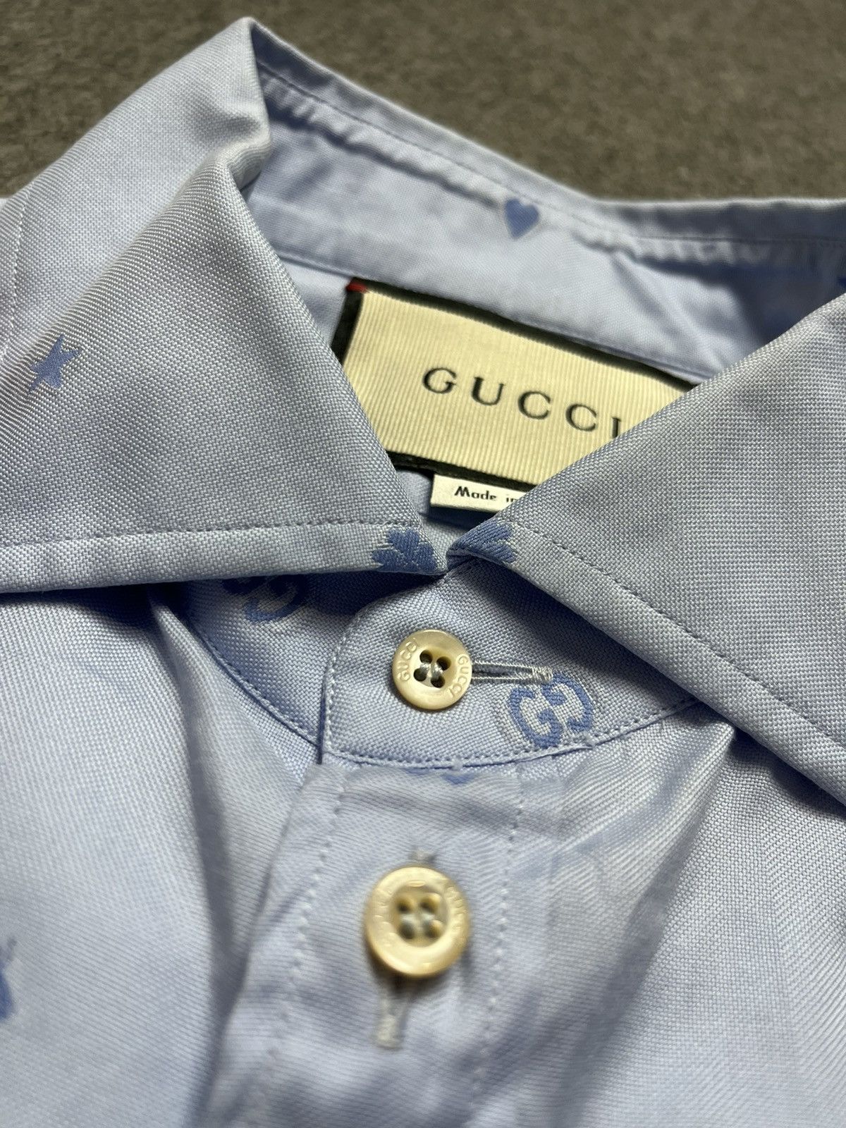 Gucci Gucci symbols shirt Size US S / EU 44-46 / 1 - 6 Thumbnail
