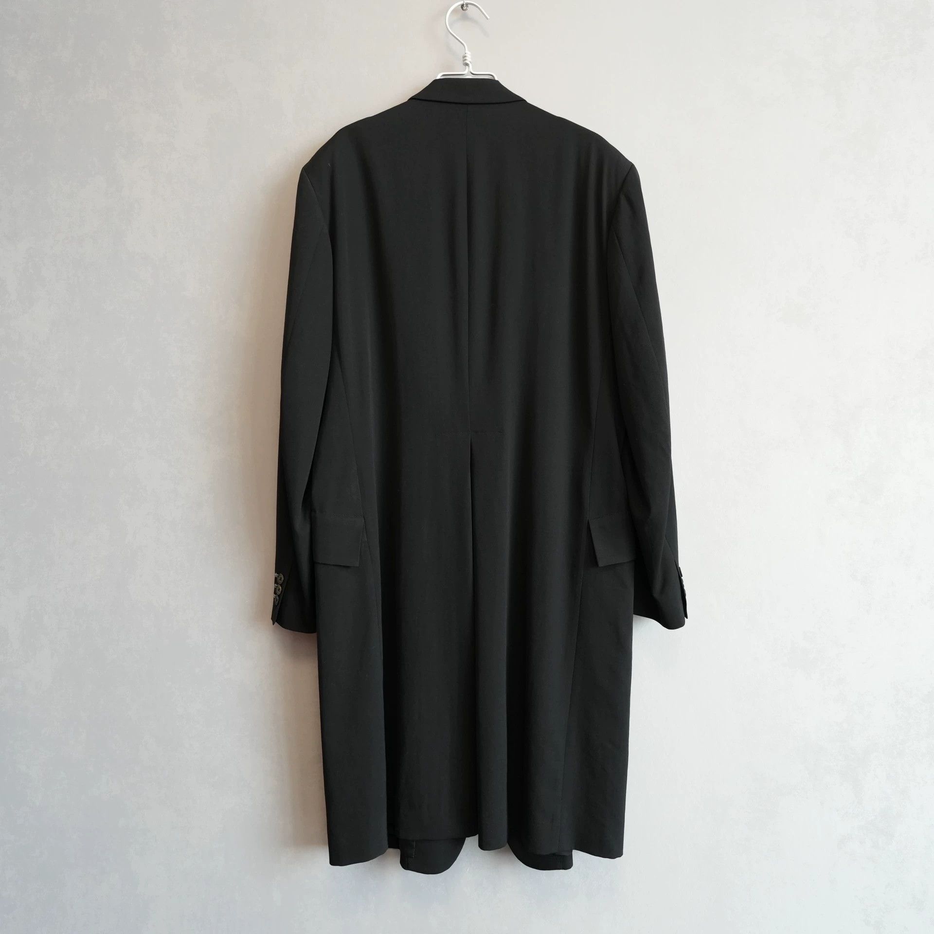 Yohji Yamamoto Yohji Yamamoto 03SS Embroidered Badge Wool Coat Size US L / EU 52-54 / 3 - 2 Thumbnail