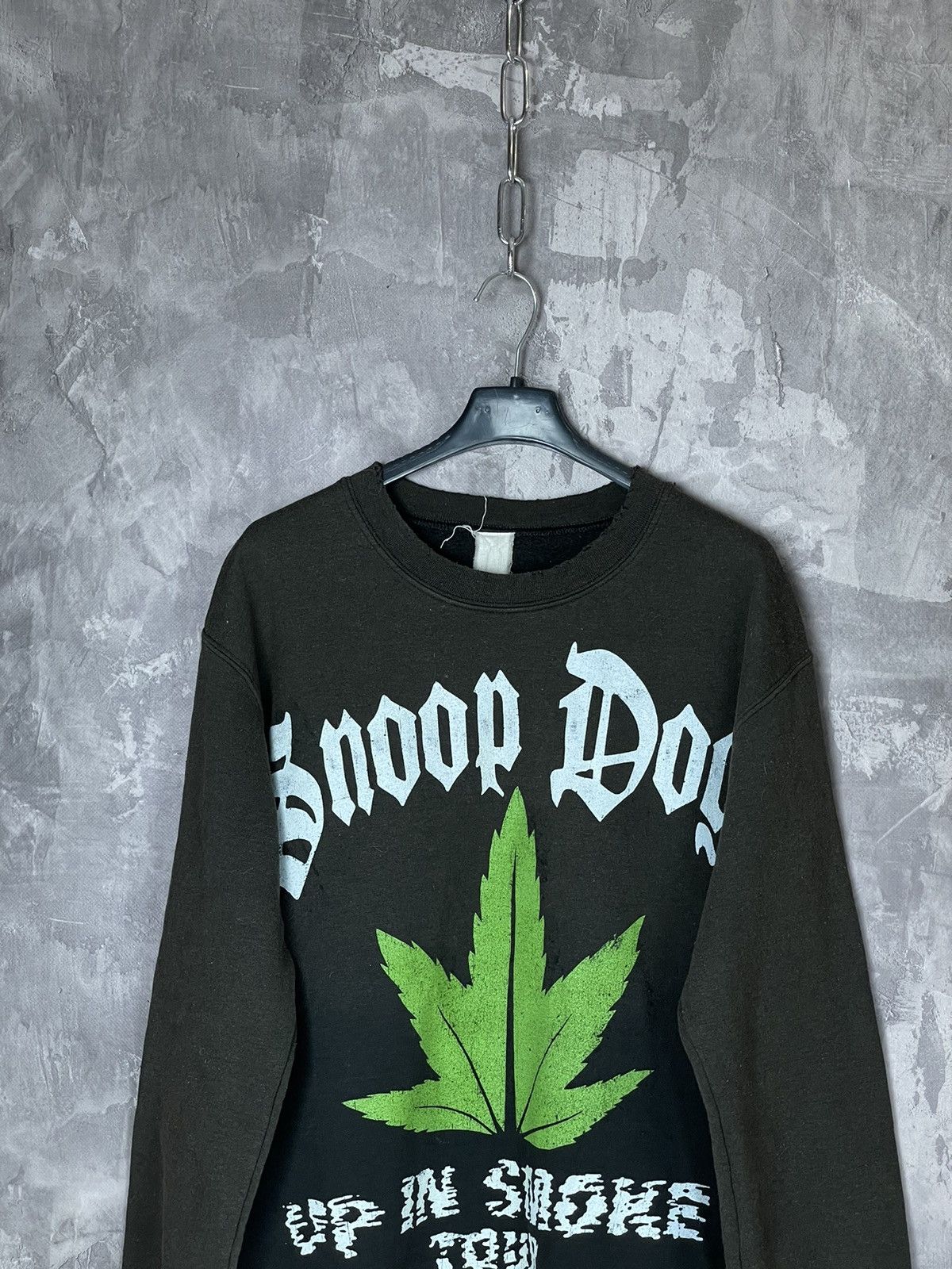 Snoop Dogg × Vintage Snoop Dog Vintage 90S Crazy Distressed Rasta Sweatshirt Size US M / EU 48-50 / 2 - 2 Thumbnail