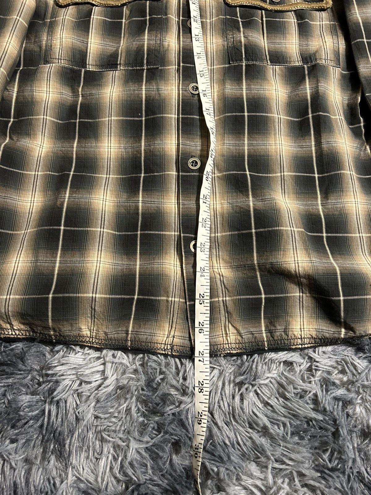 Marithe + Francois Girbaud 00’s Marithe Francois Girbaud Studded Gold Button Up Shirt Size US M / EU 48-50 / 2 - 5 Thumbnail