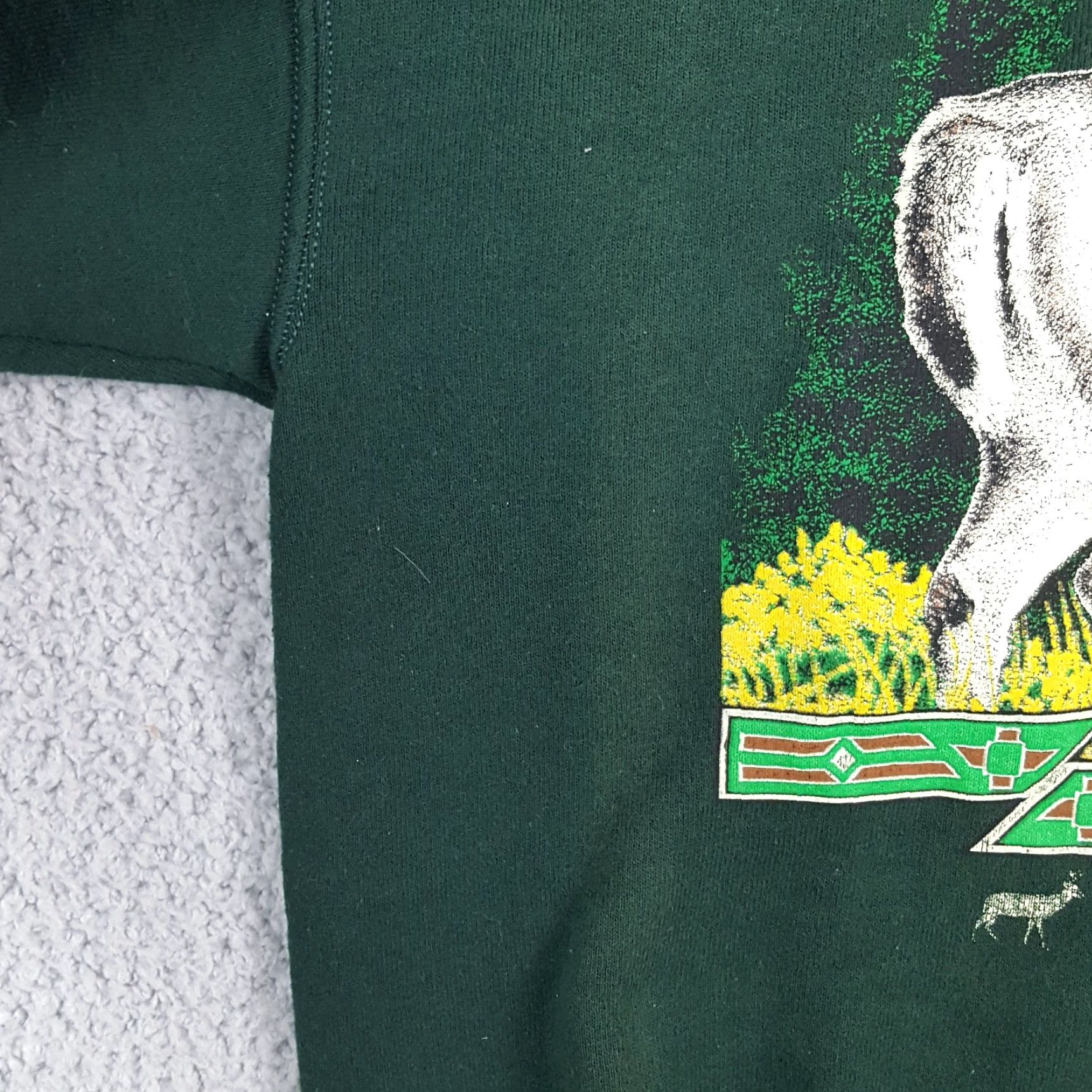 Fruit Of The Loom VINTAGE Pigeon Forge Deer Nature Hunting Sweatshirt L Pullover Crewneck Nike Size US L / EU 52-54 / 3 - 5 Thumbnail