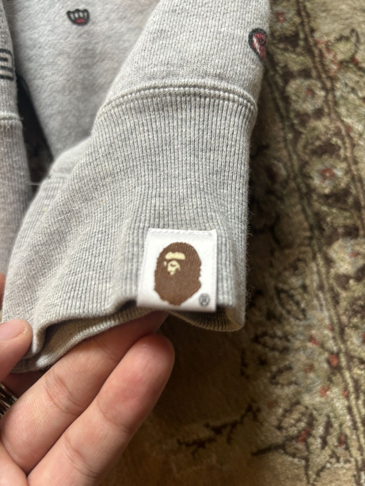 Bape × Nigo Baby Milo Football Monogram Full Zip Hoodie Size US M / EU 48-50 / 2 - 2 Thumbnail