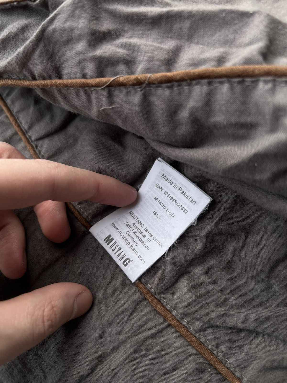 Mustang Vintage Mustang brown Leather jacket 90s / oryginal / old / Size US XXL / EU 58 / 5 - 11 Thumbnail