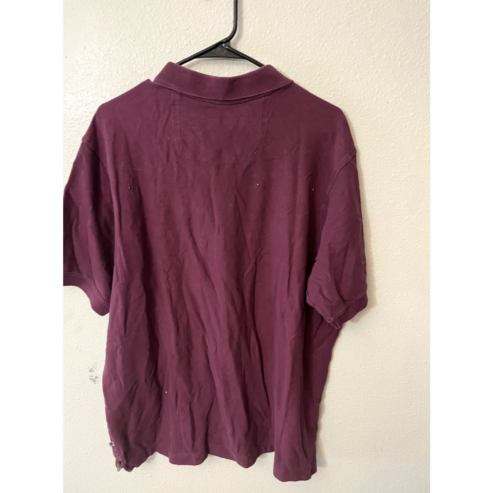 Tommy Bahama Tommy Bahama Polo Shirt Men’s XL Purple Solid Supima Chambray Island Zone Size US XL / EU 56 / 4 - 2 Thumbnail