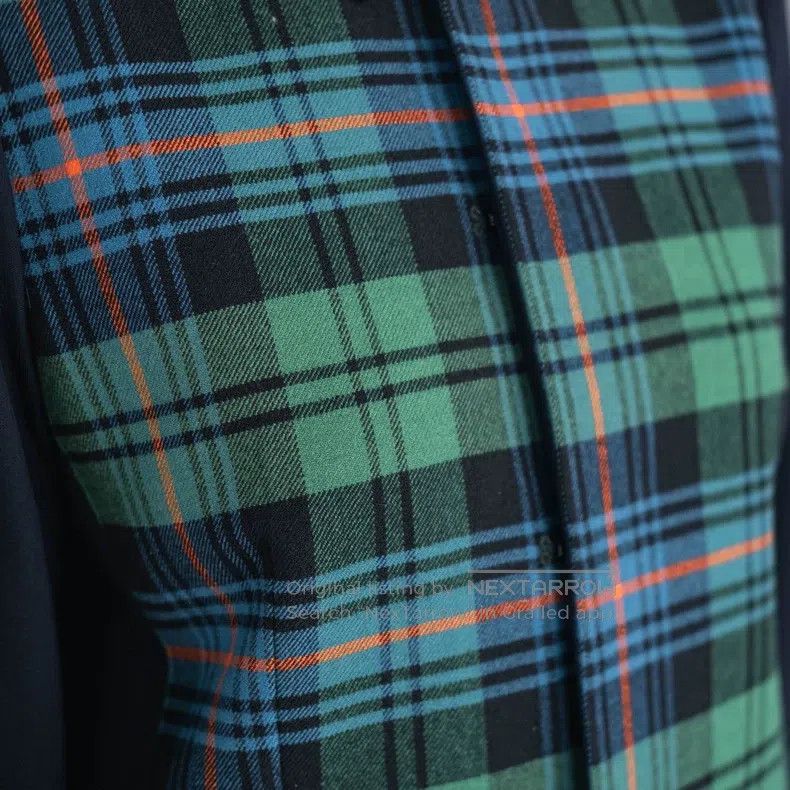 Comme des Garcons Comme Des Garcons Green Check Wool Patchwork Shirt Size XS / US 0-2 / IT 36-38 - 6 Thumbnail