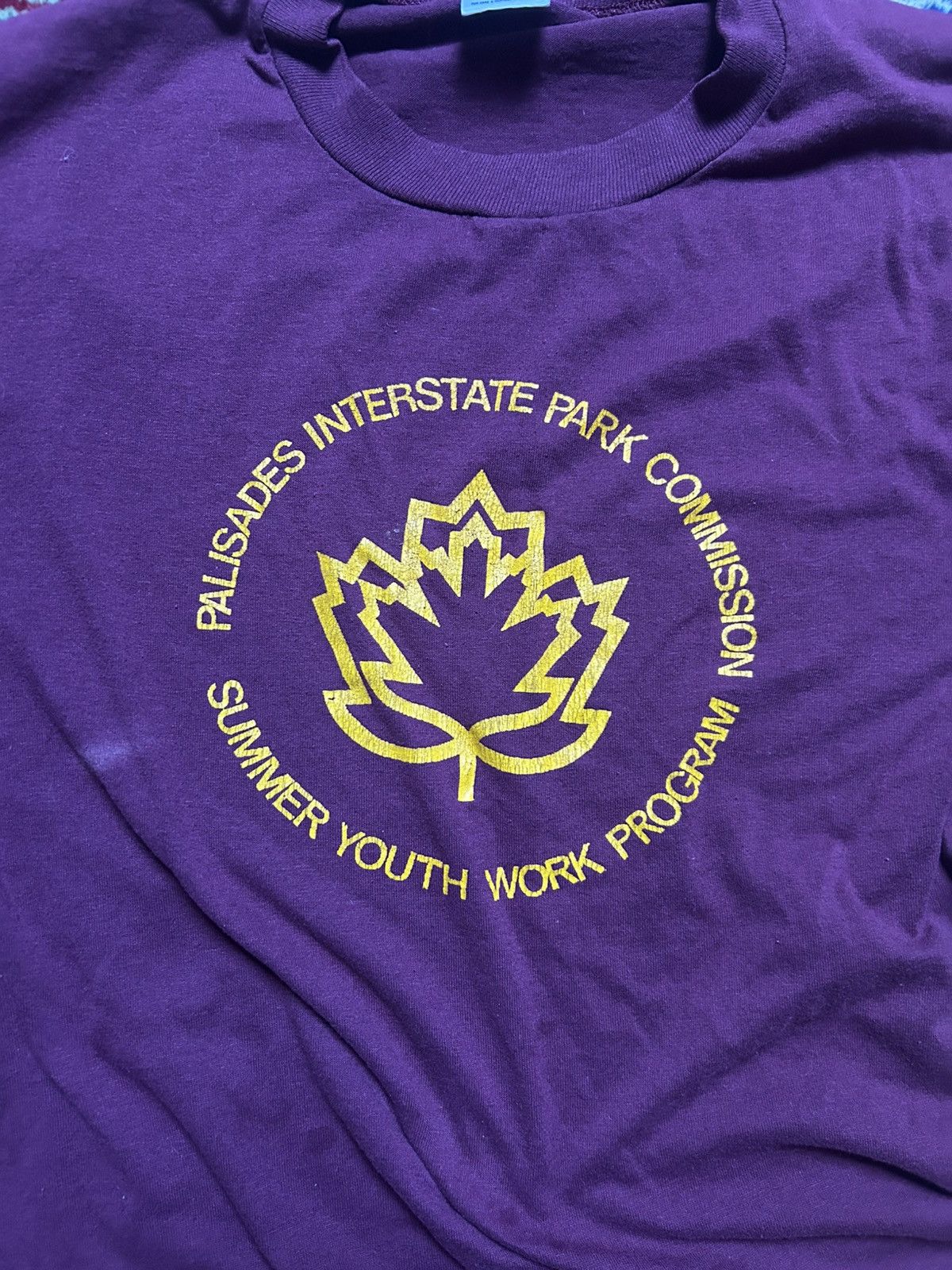 Jerzees vintage summer youth work program park t-shirt Size US L / EU 52-54 / 3 - 2 Thumbnail