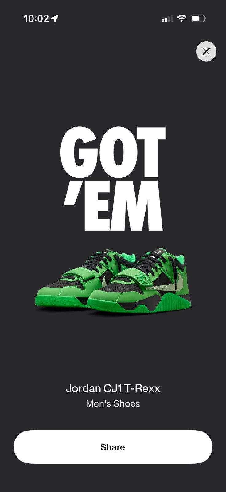 Jordan Brand TRAVIS SCOTT x AIR JORDAN JUMPMAN T-REXX Size US 10 / EU 43 - 1 Thumbnail