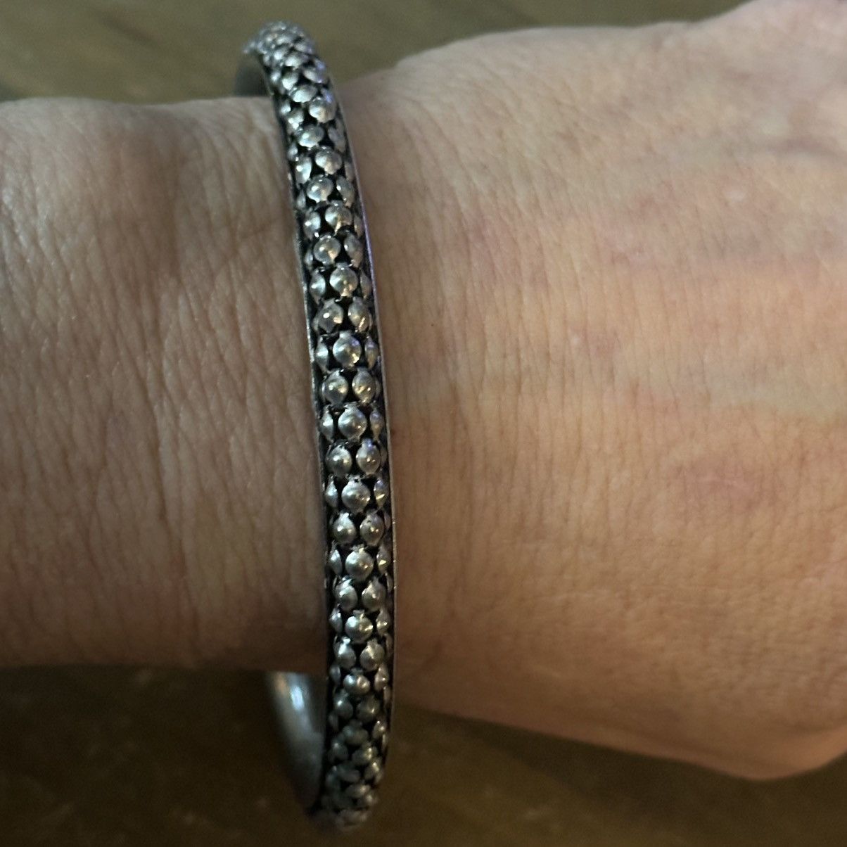 Vintage Vintage studded bangle bracelet Size ONE SIZE - 5 Thumbnail