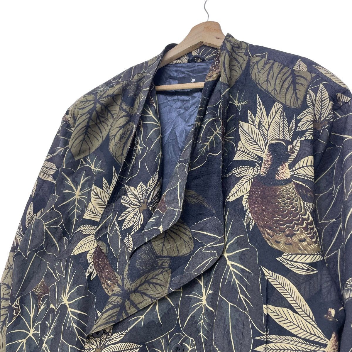 Yohji Yamamoto 💥Shirakura Floral Bomber Jacket Inspired Issey Miyake Size US M / EU 48-50 / 2 - 3 Thumbnail