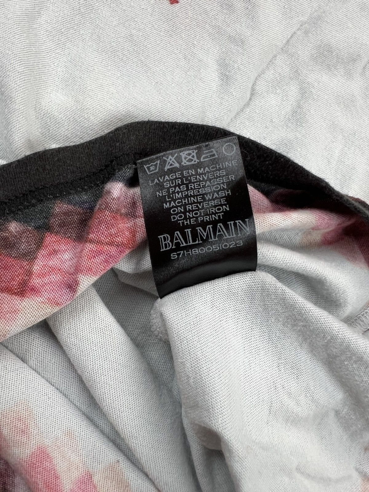 Balmain Balmain Vintage Multicoloured Rare Print Y2K Tee Shirt Size US M / EU 48-50 / 2 - 7 Thumbnail