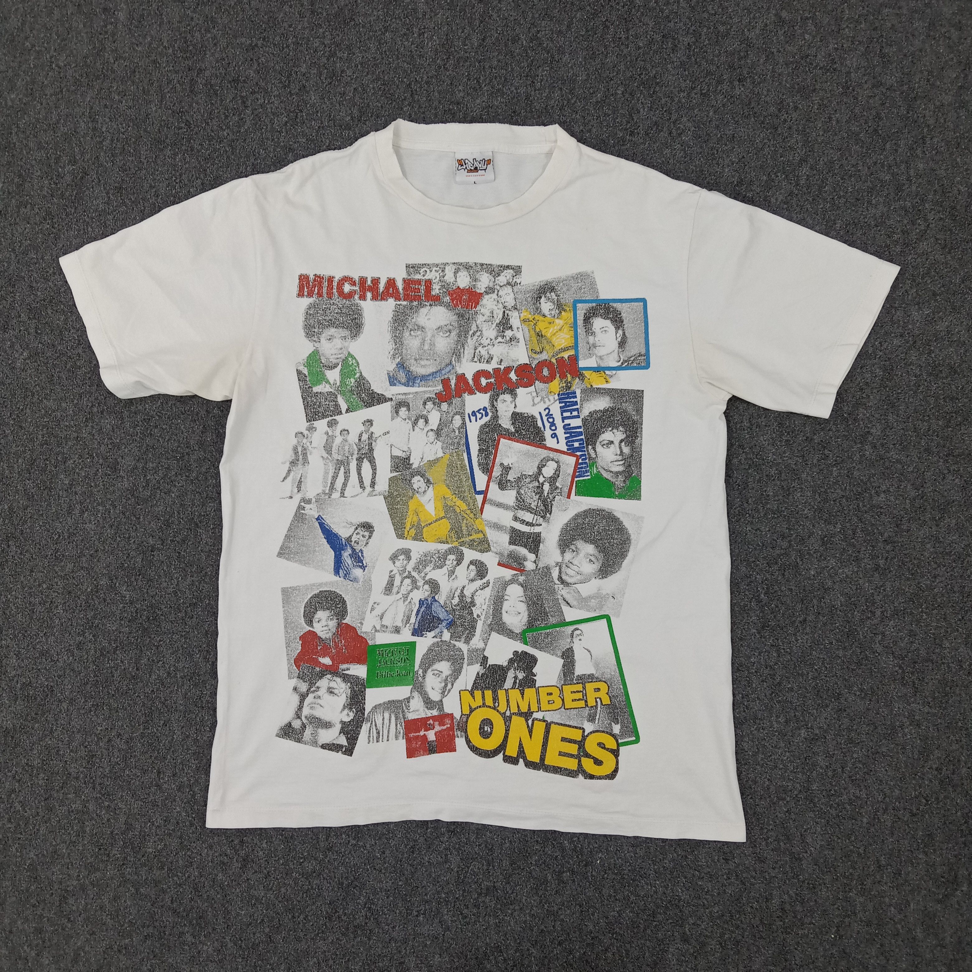 Band Tees × Michael Jackson × Vintage Michael Jackson American Singer-Songwriter and Dancer Tshirt Size US L / EU 52-54 / 3 - 1 Thumbnail