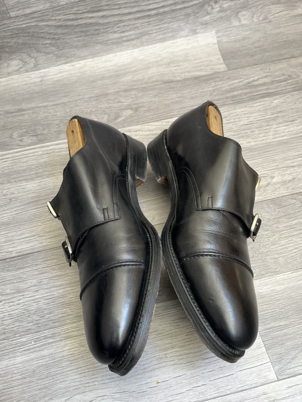 John Lobb John lobb william 2 monk strap black leather dress shoes Size US 8 / EU 41 - 12 Thumbnail