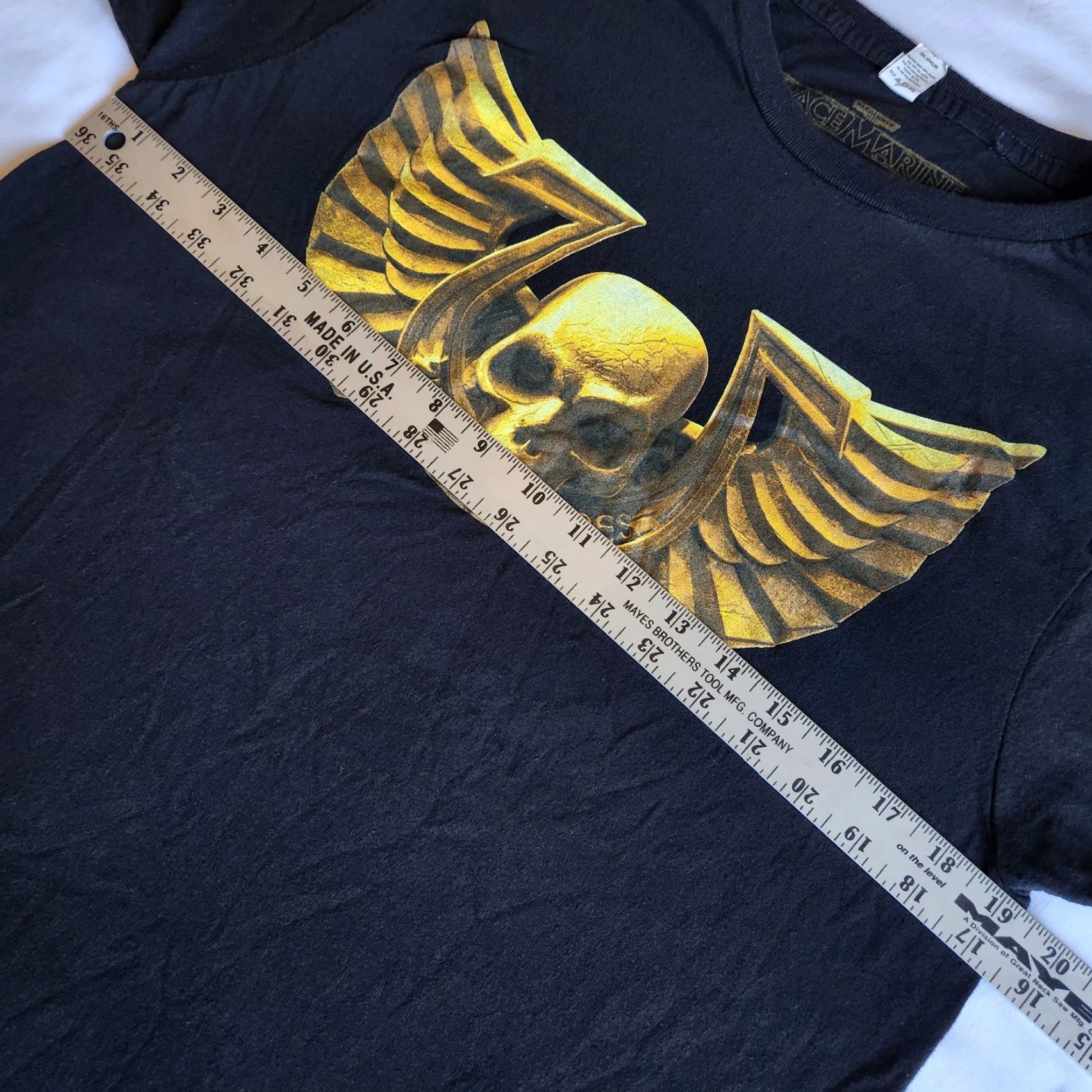 Tultex Warhammer 40,000: Space Marine 2011 Video Game Promo Merch Black Med T-Shirt Tee Mens Size US M / EU 48-50 / 2 - 7 Thumbnail