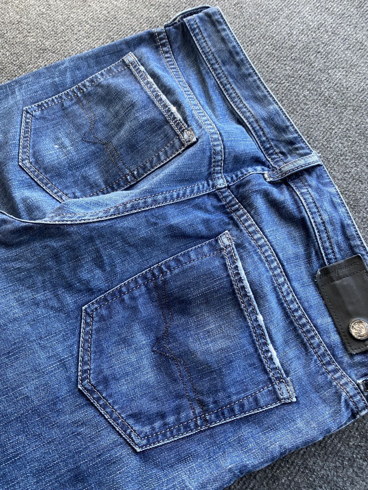 Diesel 🔥Opium Punk Diesel Blue Buster regular slim tapered 34 mens Size US 34 / EU 50 - 12 Thumbnail