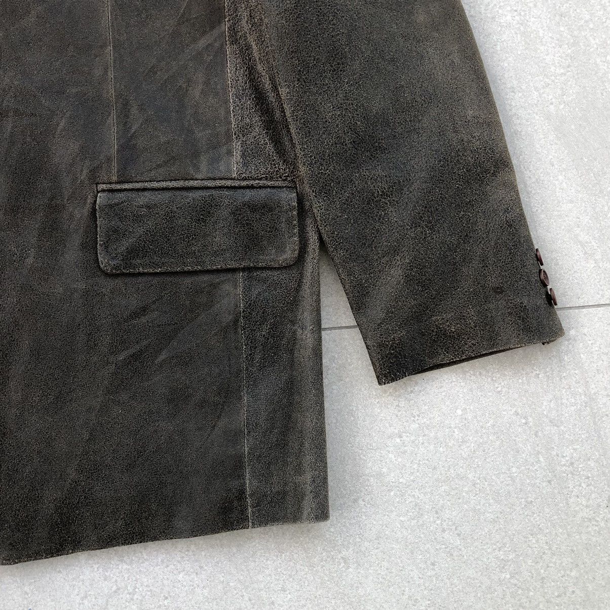 Valentino Vintage Dan Valentino Paris Leather Coat / Jacket Size US XXL / EU 58 / 5 - 6 Thumbnail
