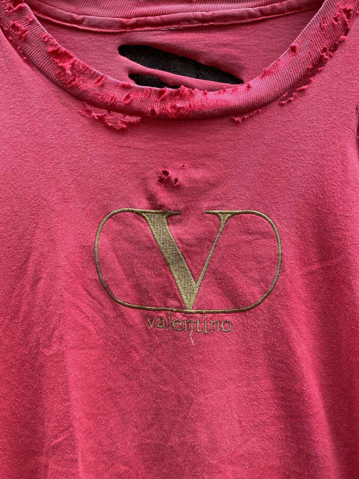 Vintage Vintage 80’s Valentino Thrashed Faded Grunge ERD Style Size US XL / EU 56 / 4 - 4 Thumbnail