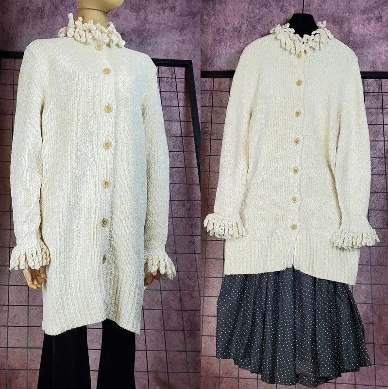 Dior Dior Beige Long Sleeve Cardigan for Women 0089 Size M / US 6-8 / IT 42-44 - 1 Thumbnail