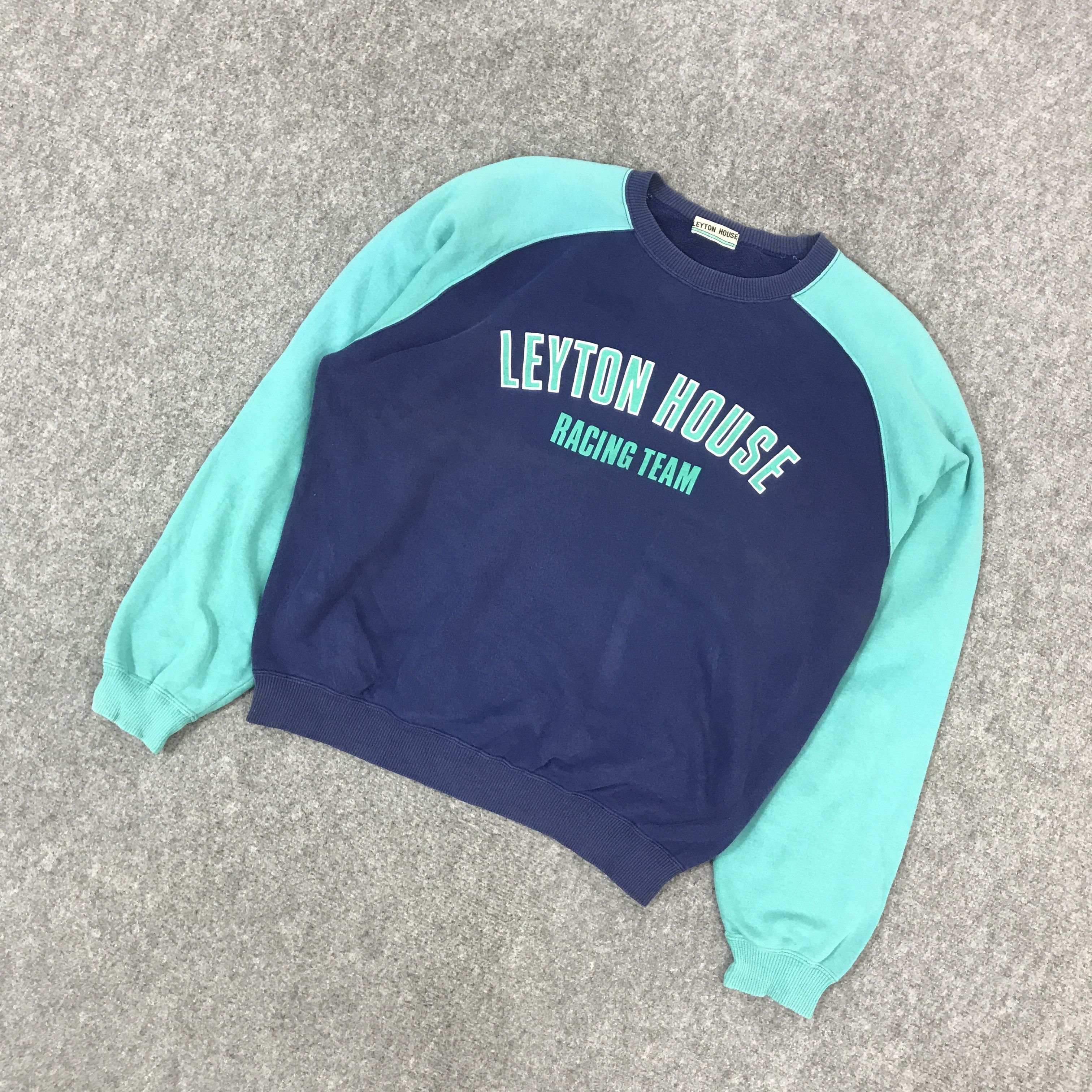 Japanese Brand LEYTON HOUSE RACING TEAM SWEATSHIRTJACKET Size US M / EU 48-50 / 2 - 5 Thumbnail
