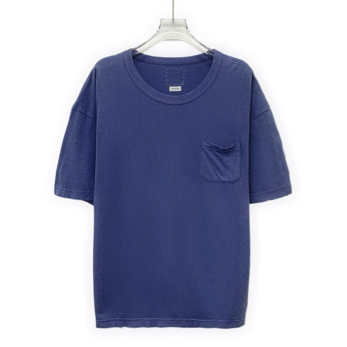 Visvim Visvim Blue Vintage Distressed Short Sleeve T-shirt K26WX Size US L / EU 52-54 / 3 - 1 Thumbnail