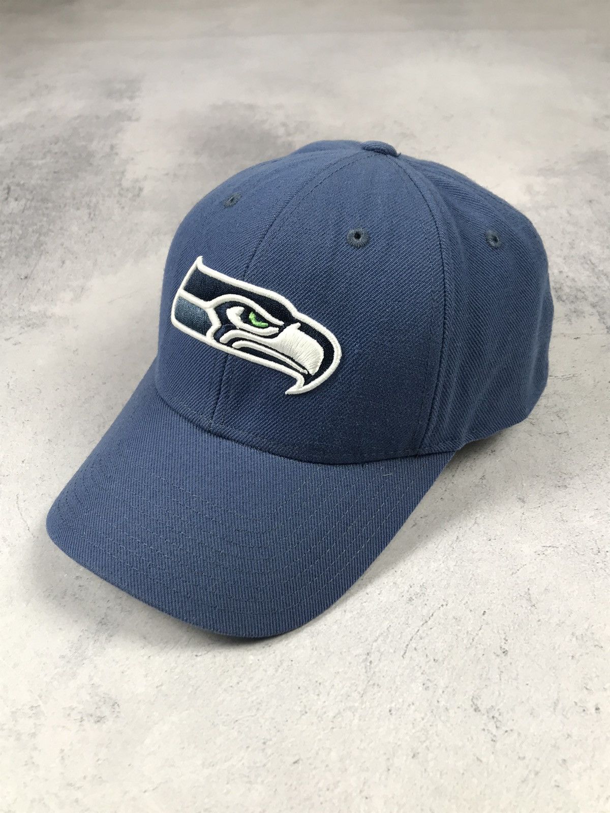 NFL × Reebok × Vintage Reebok Seattle Seahawks Hat Cap NFL Football Stretch Fitted Size ONE SIZE - 2 Thumbnail