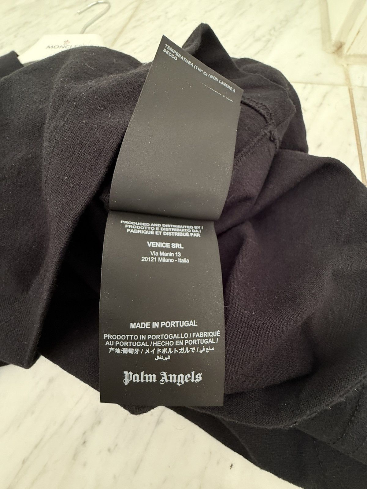 Palm Angels Palm Angels x Breuninger Logo T-Shirt Black Orange M Size US M / EU 48-50 / 2 - 6 Thumbnail