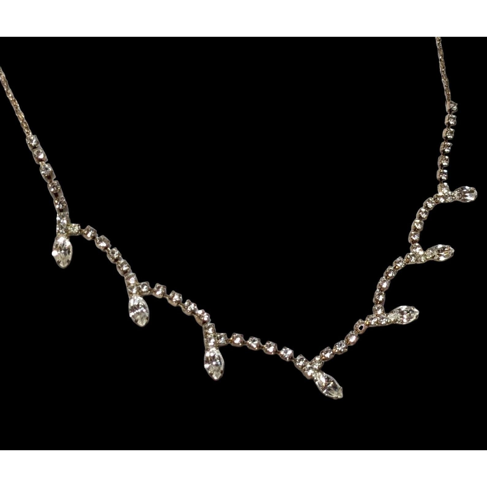 Other Icing Y2K Rhinestone Abstract Prom Necklace Size ONE SIZE - 3 Thumbnail