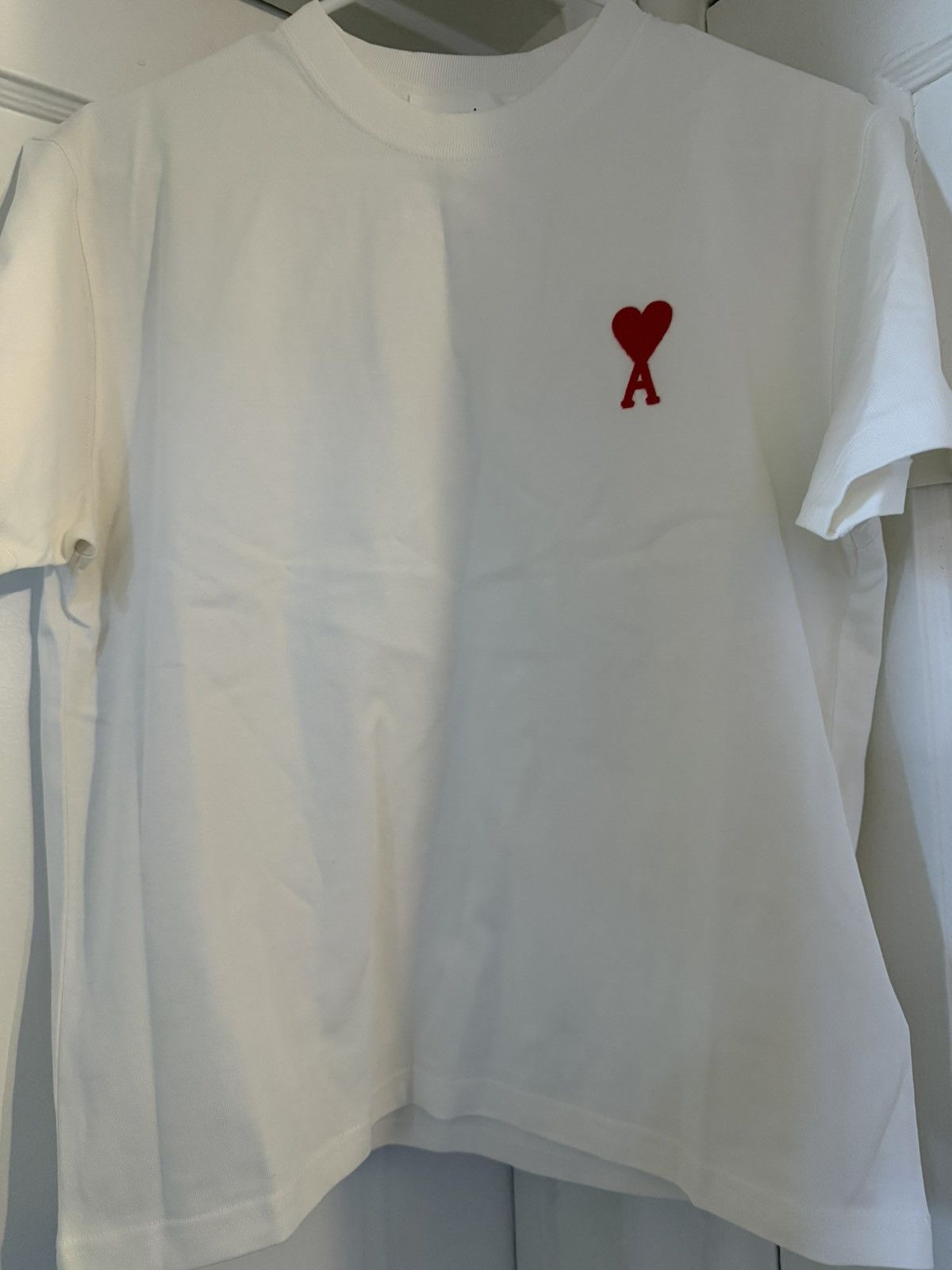 AMI Ami (Alexandre Mattiussi) Paris T-Shirt, embroidered logo Size US XXS / EU 40 - 1 Thumbnail