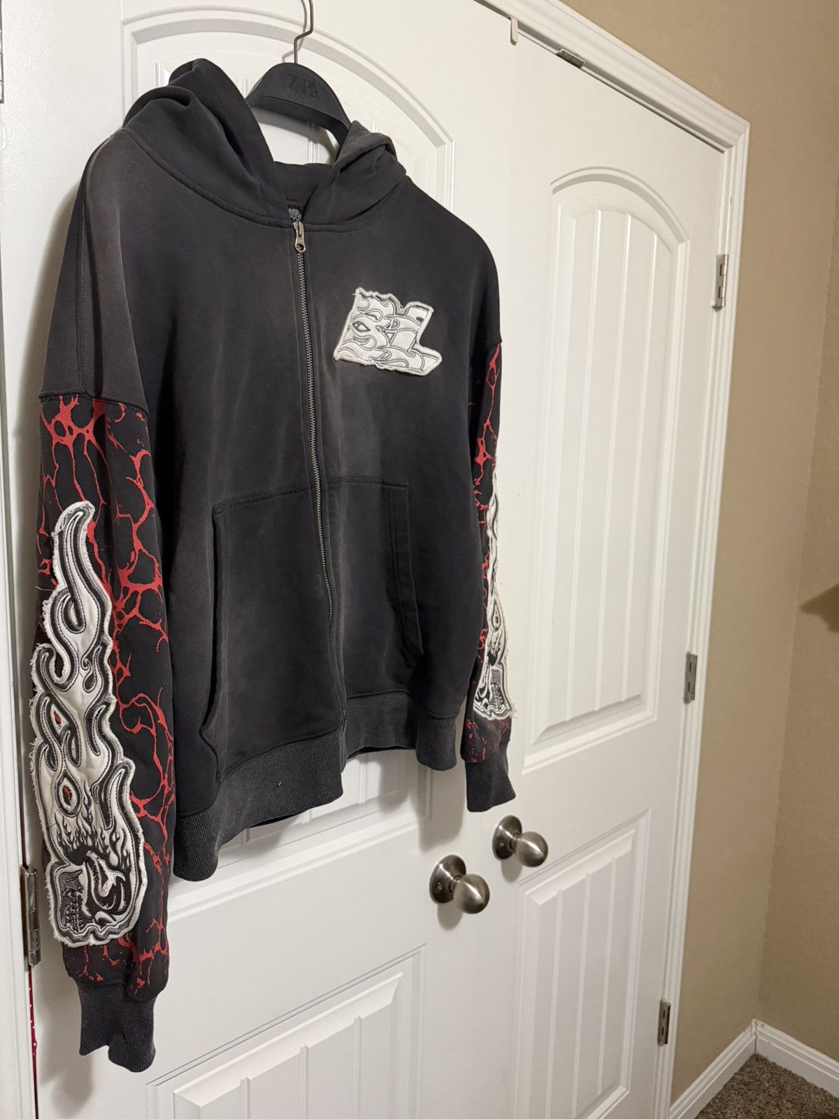 Other Burning Loud skull hoodie patchwork Size US M / EU 48-50 / 2 - 1 Thumbnail