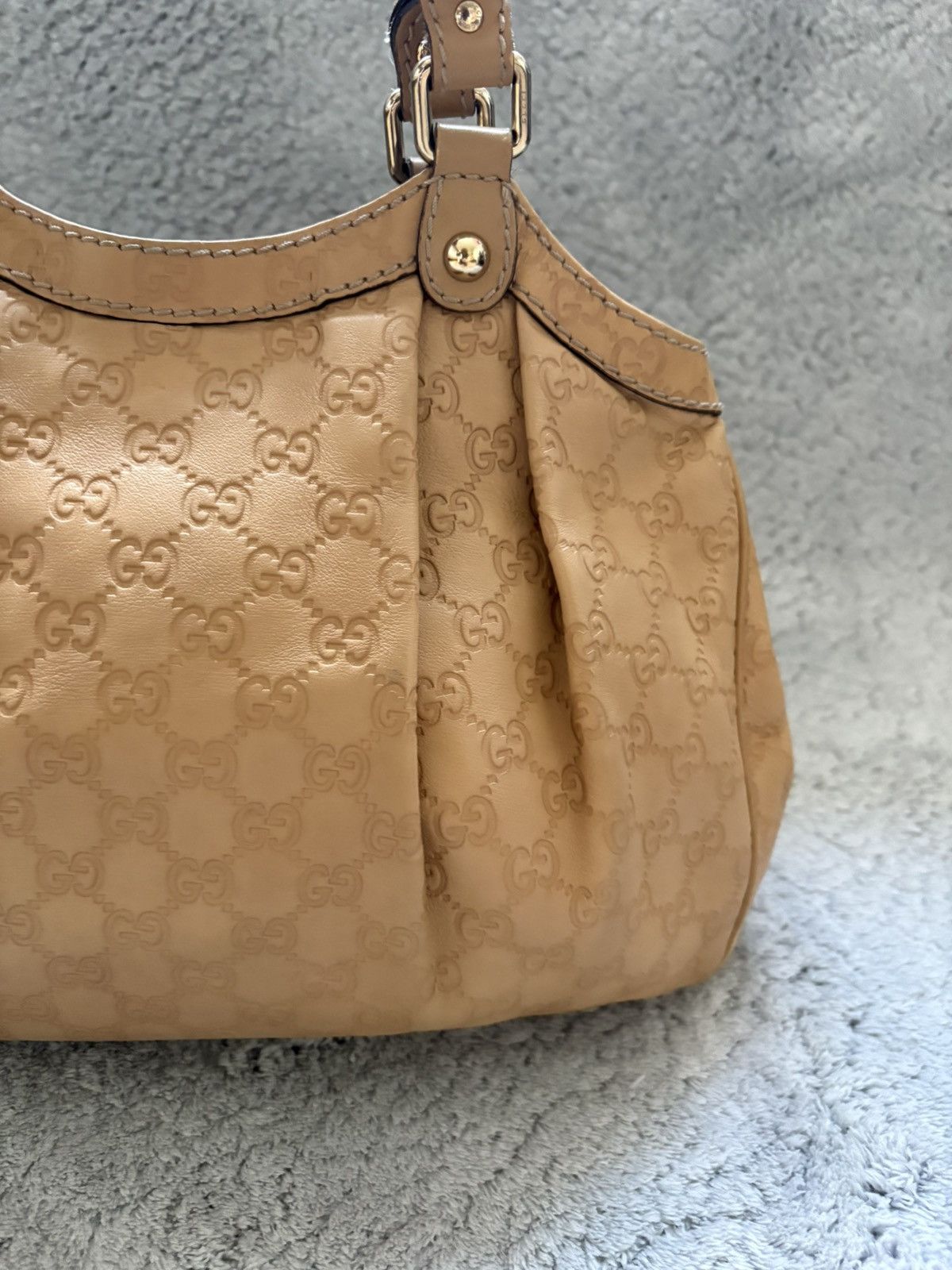 Gucci Sac a main gucci sukey guccissima beige Size ONE SIZE - 9 Thumbnail