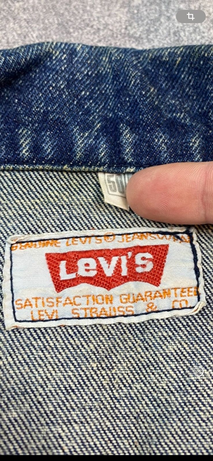 Levi's × Levi's Vintage Clothing × Vintage Vintage 80s Levi's Denim Jacket Size US L / EU 52-54 / 3 - 5 Thumbnail