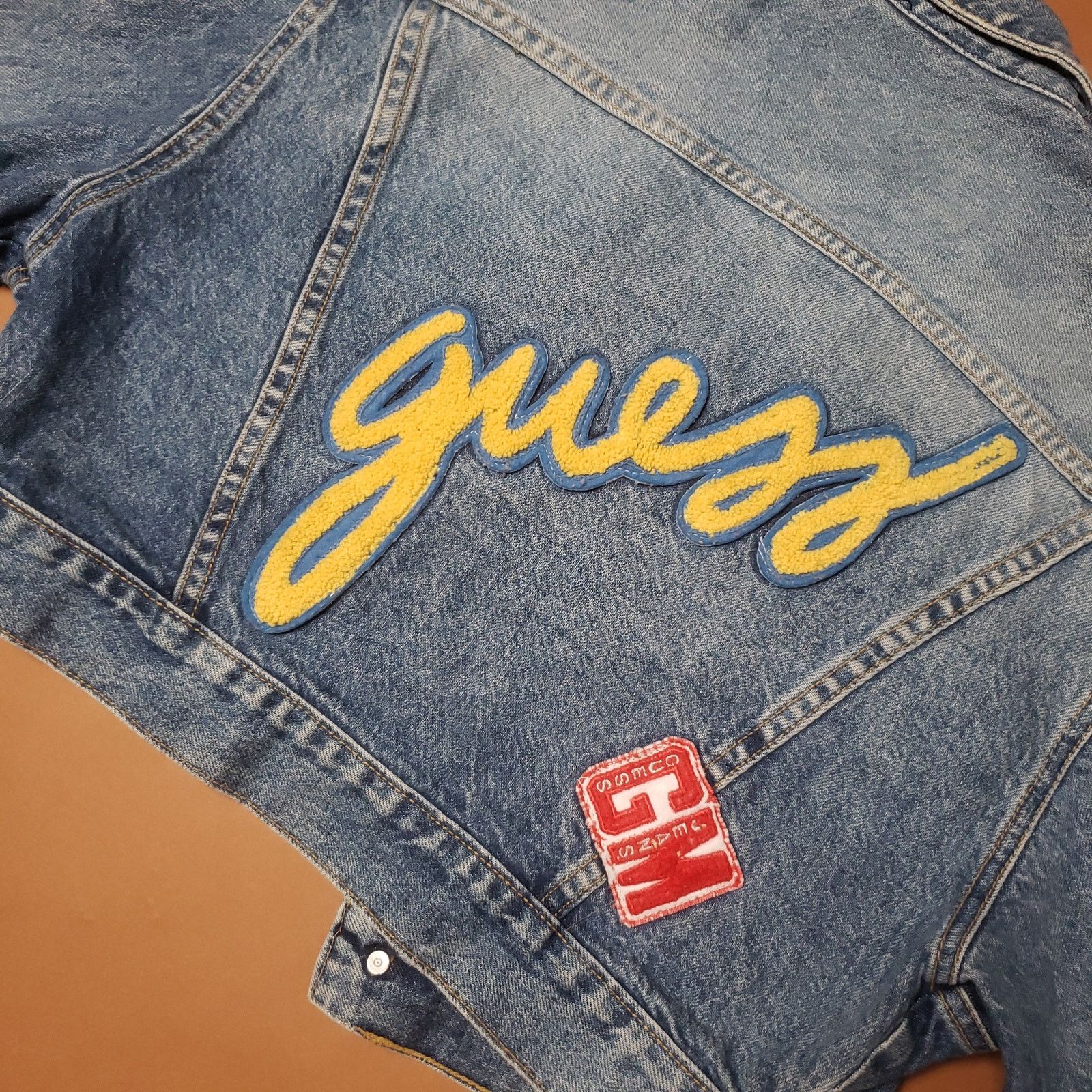Rare 80s Guess by George Marciano Cropped Denim Jacket