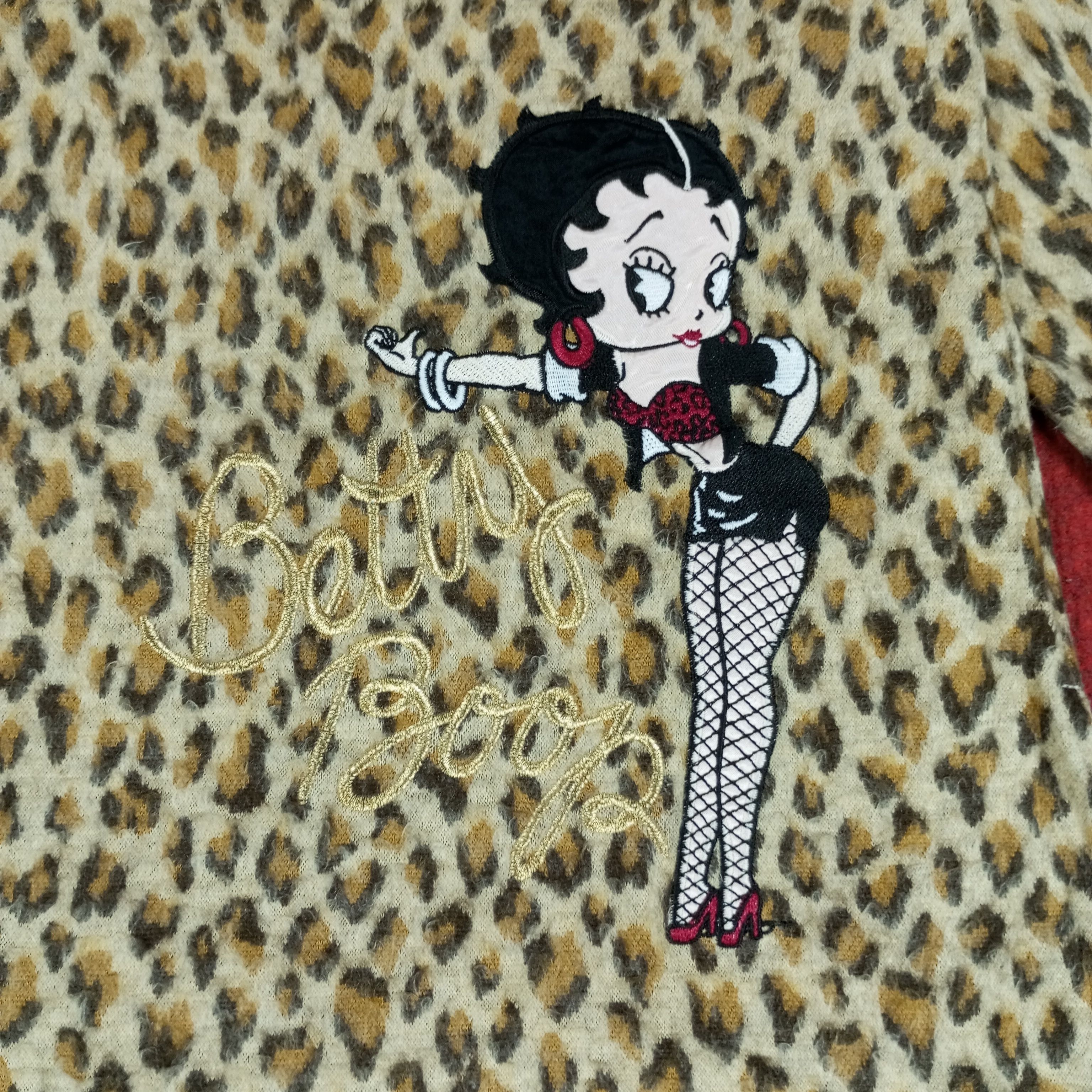 Cartoon Network × Vintage Betty Boop Cartoon Long Sleeve Tshirt Streetwear Size S / US 4 / IT 40 - 2 Thumbnail