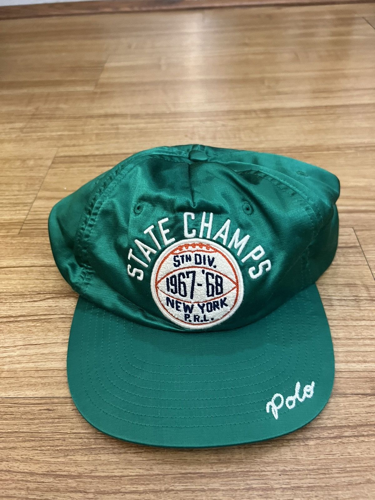 Polo Ralph Lauren Polo Ralph Lauren Green Satin Hat | Grailed