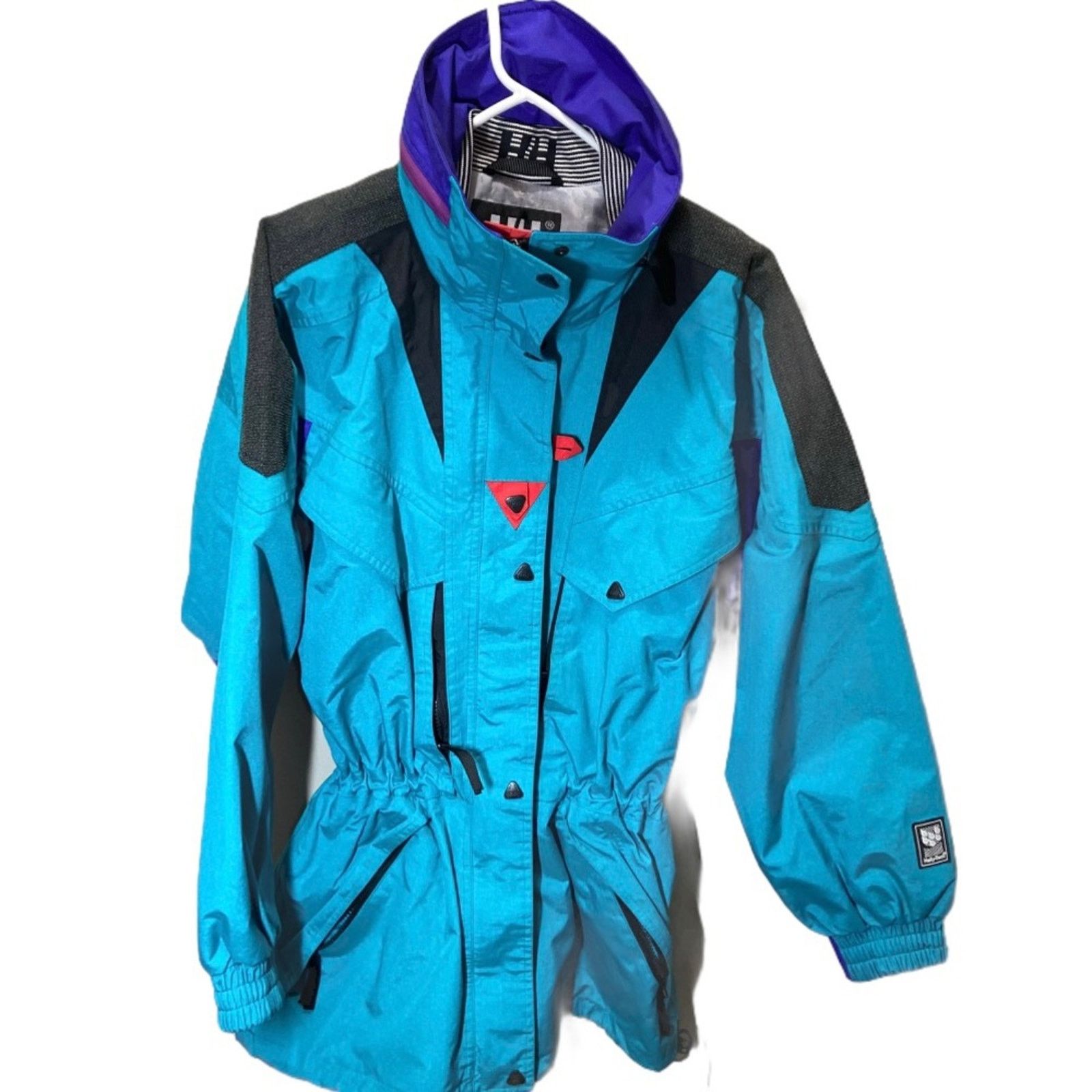 image of Helly Hansen Equipe Ski Jacket 80's Vintage S in Blue, Men's (Size Small)