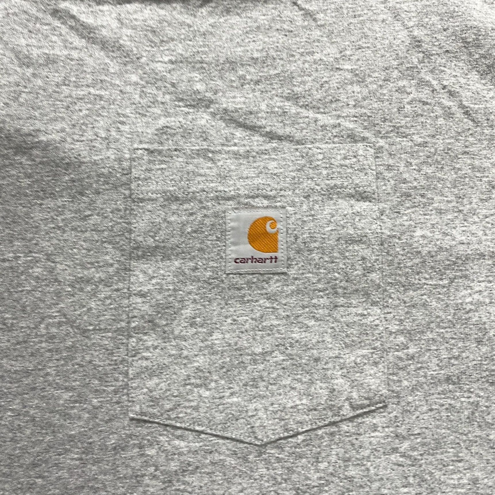 Carhartt Carhartt K87 T-Shirt Mens XL Gray Loose Fit Crew Neck Cotton Polyester Pocket Shirt Size US XL / EU 56 / 4 - 3 Thumbnail