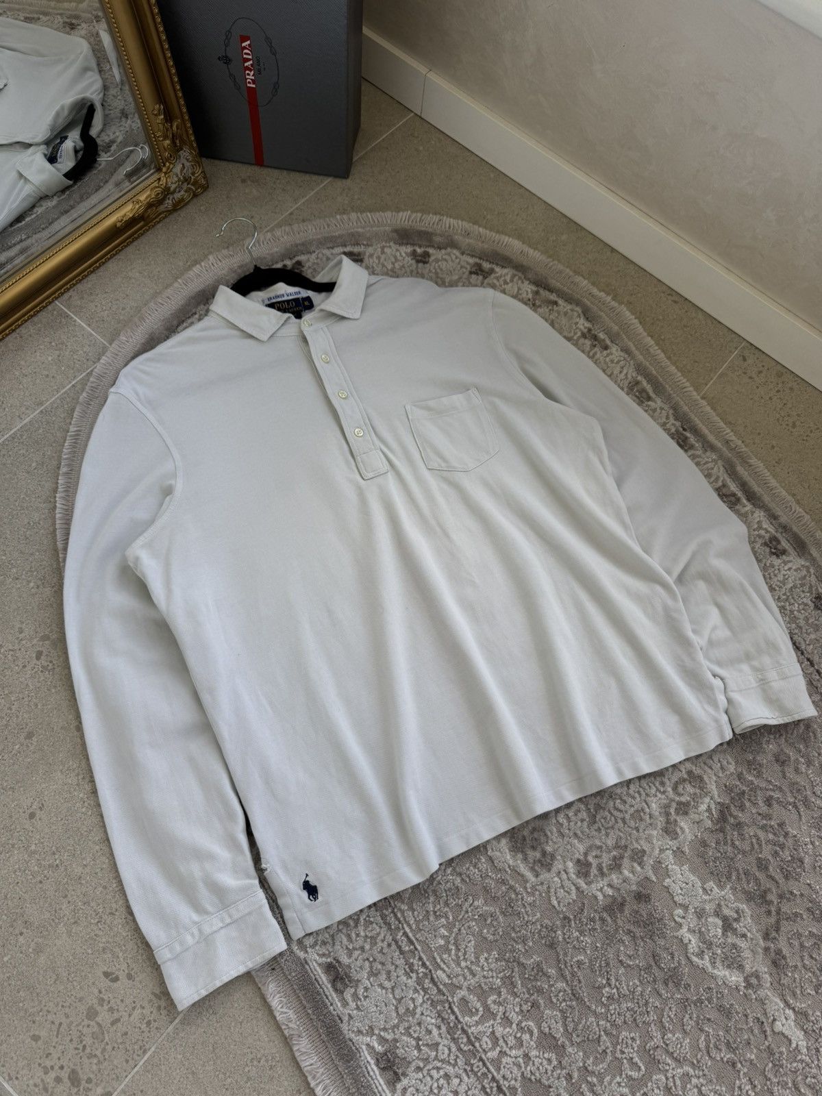 Polo Ralph Lauren Polo Ralph Lauren 00’s Henley Neck Cut & Sewn Long Sleeve Xl Size US XL / EU 56 / 4 - 1 Thumbnail