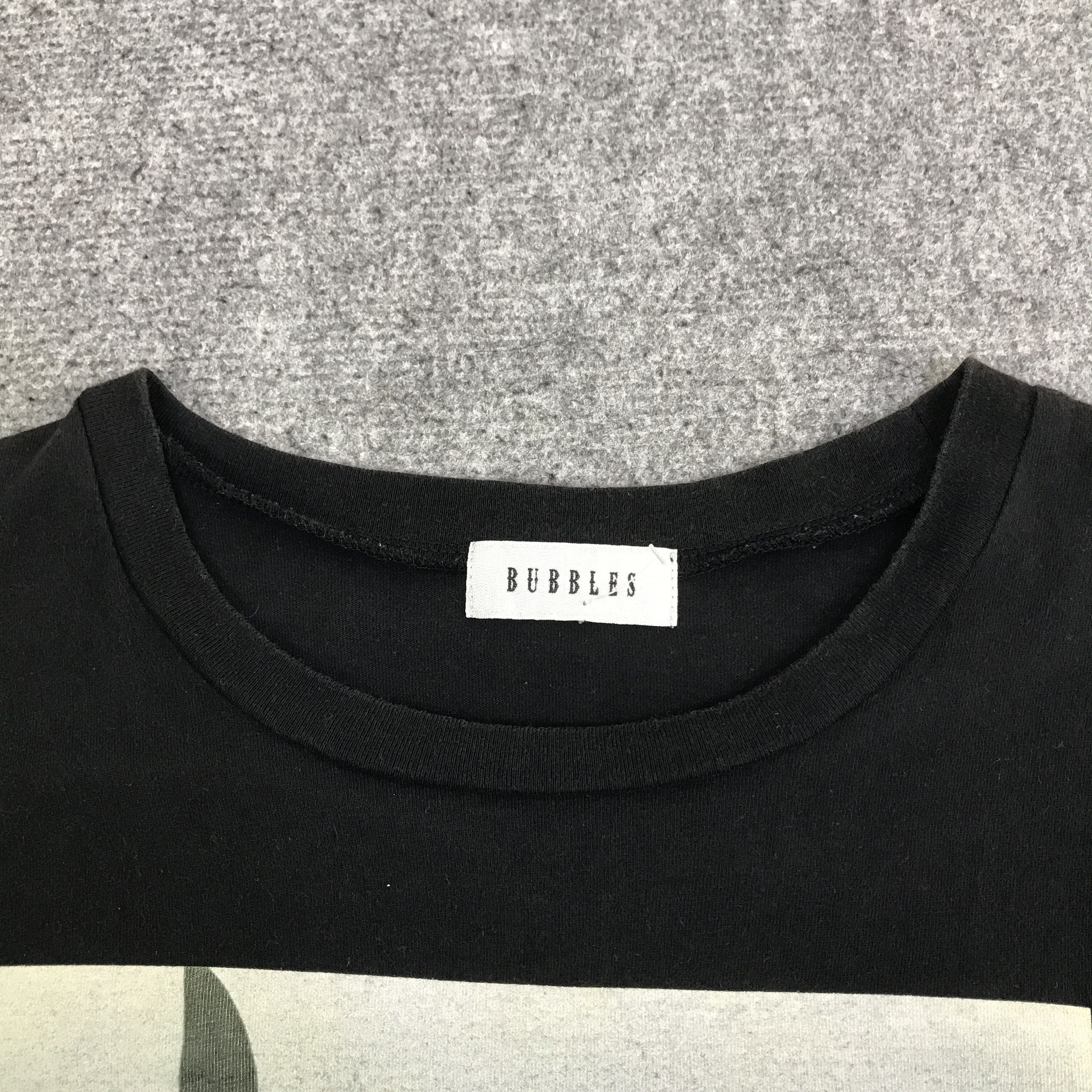 Japanese Brand bubbles bunny sexy design black t-shirt K117B9 Size US M / EU 48-50 / 2 - 5 Thumbnail