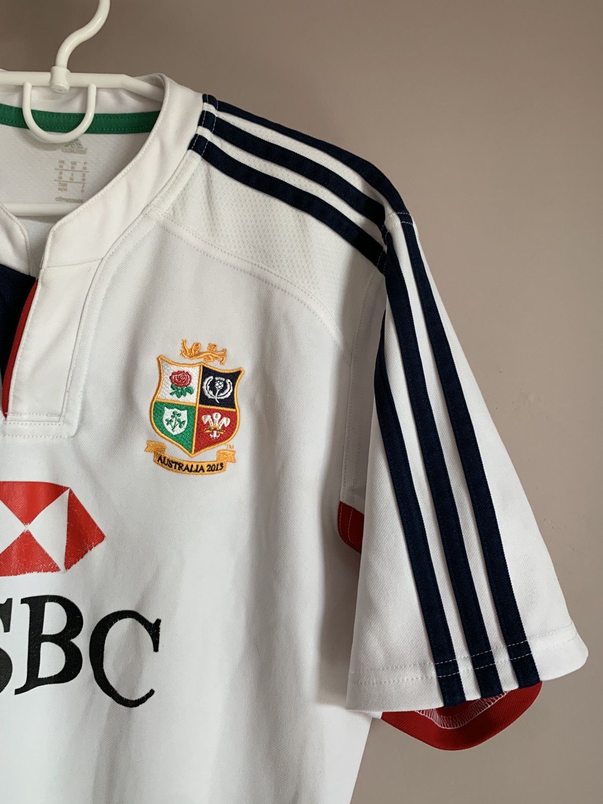 Adidas British and Irish Lions 2013 Rugby Union Shirt Adidas Jersey Size US M / EU 48-50 / 2 - 4 Thumbnail