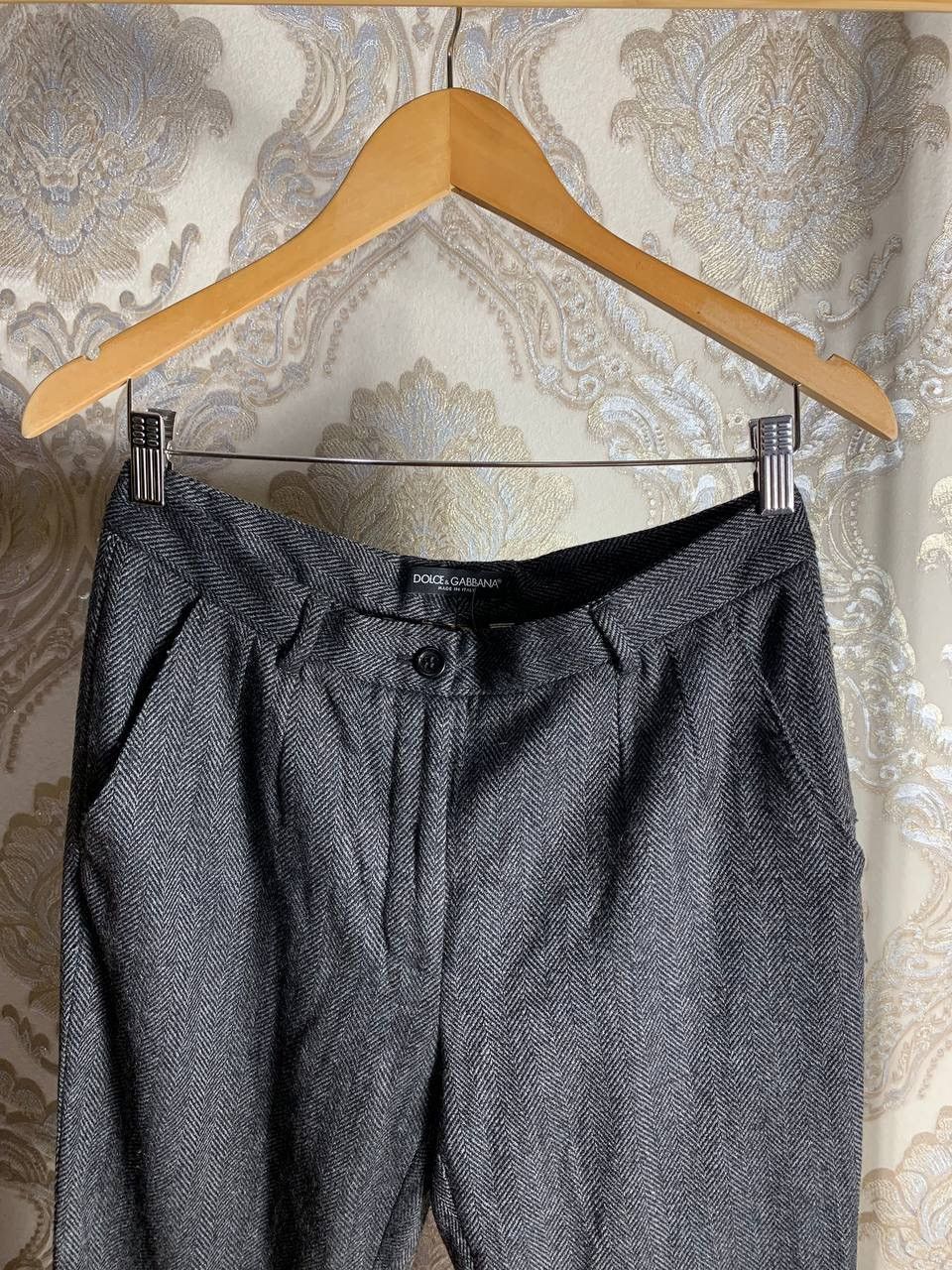Dolce & Gabbana × Vintage VERY RARE DOLCE & GABBANA WOOL DESIGNER SUIT PANTS FASHION Size 30" / US 8 / IT 44 - 2 Thumbnail