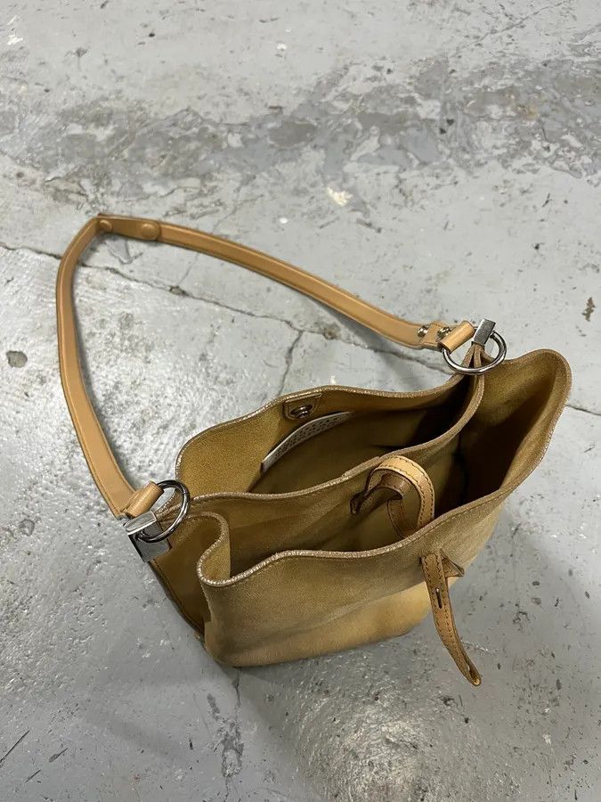 Maison Margiela Maison Margiela Beige Suede Leather Handle Bag Size ONE SIZE - 9 Thumbnail