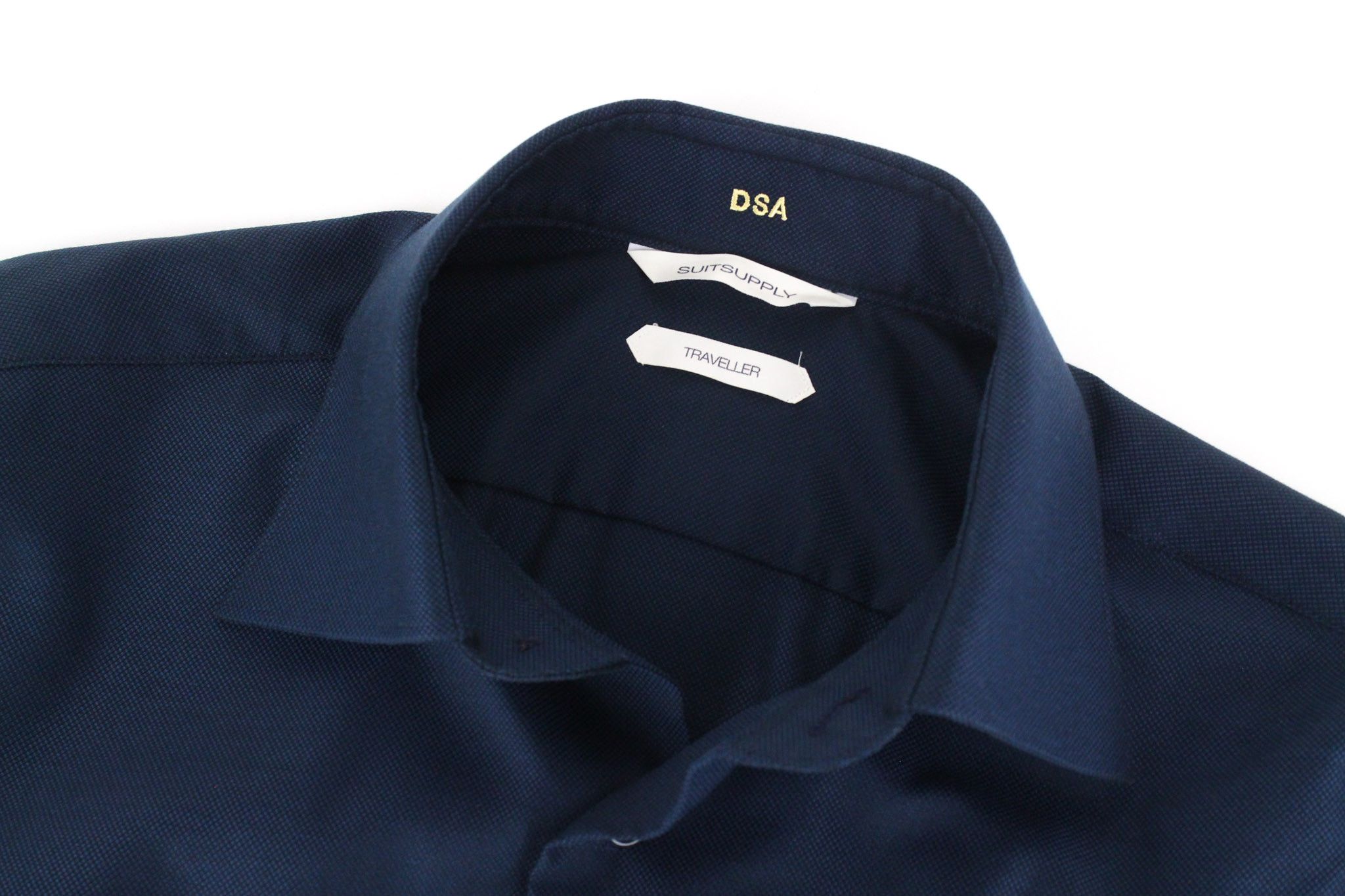 Suitsupply TRAVELLER 39 Extra Slim Navy Cotton 72355 Size 38R - 3 Thumbnail