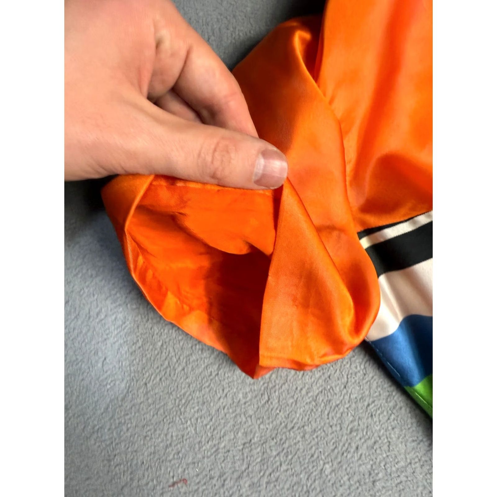 Vintage VINTAGE Contessa Orange Silk Dress Pants Womens 12 Hong Kong Set Dress Pants Contessa Orange Silk Dress Pants Womens 12 Hong Kong Size 34" / US 12 / IT 48 - 7 Thumbnail