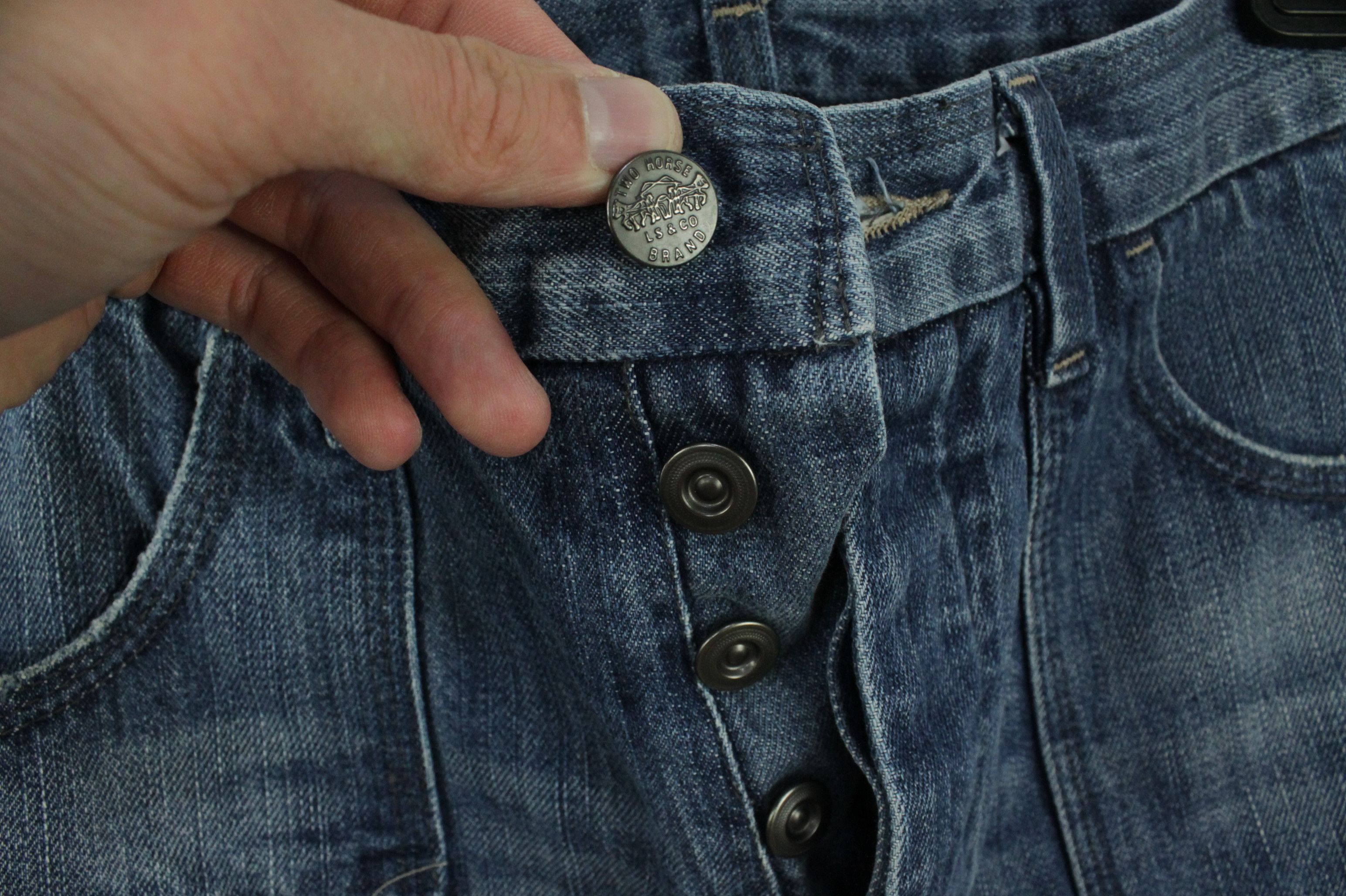 Levi's Vintage Levi's Cropped Selvedge Denim Jeans Size US 34 / EU 50 - 5 Thumbnail