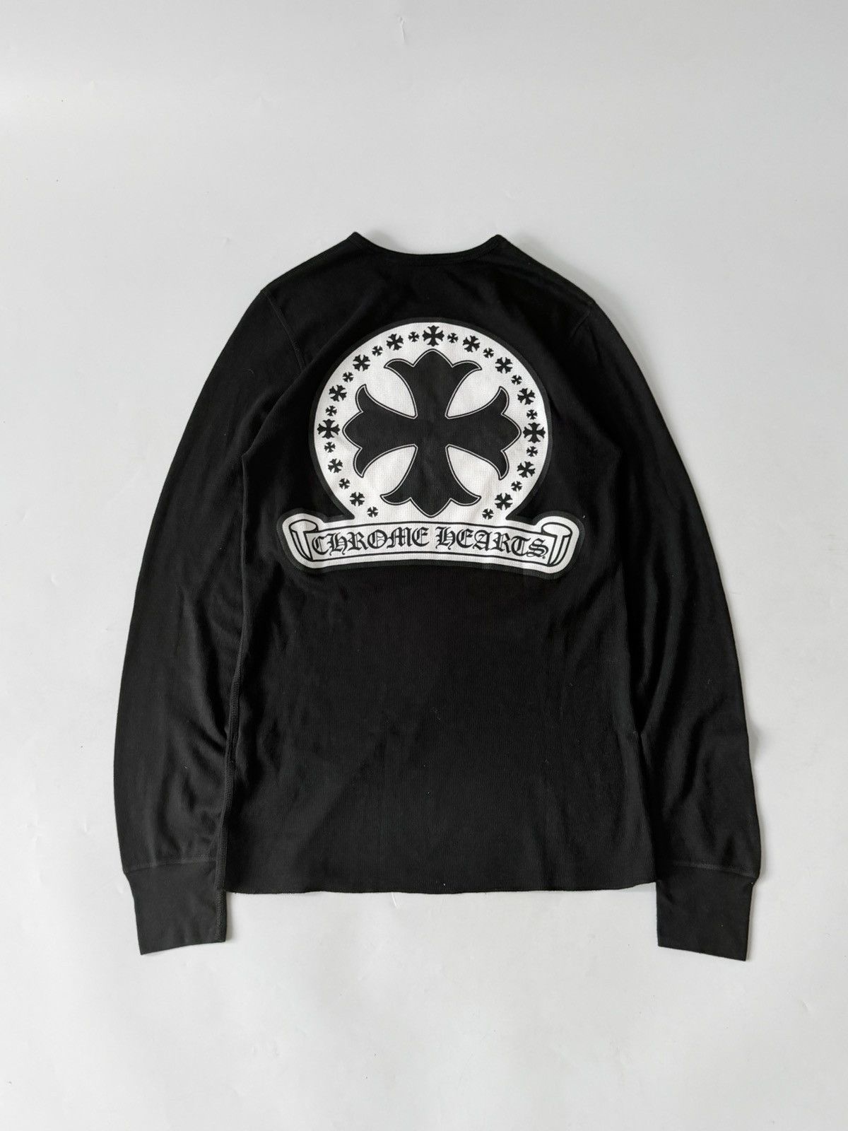 Chrome Hearts Chrome Hearts Cross Scroll Thermal Long Sleeve Size US M / EU 48-50 / 2 - 2 Thumbnail