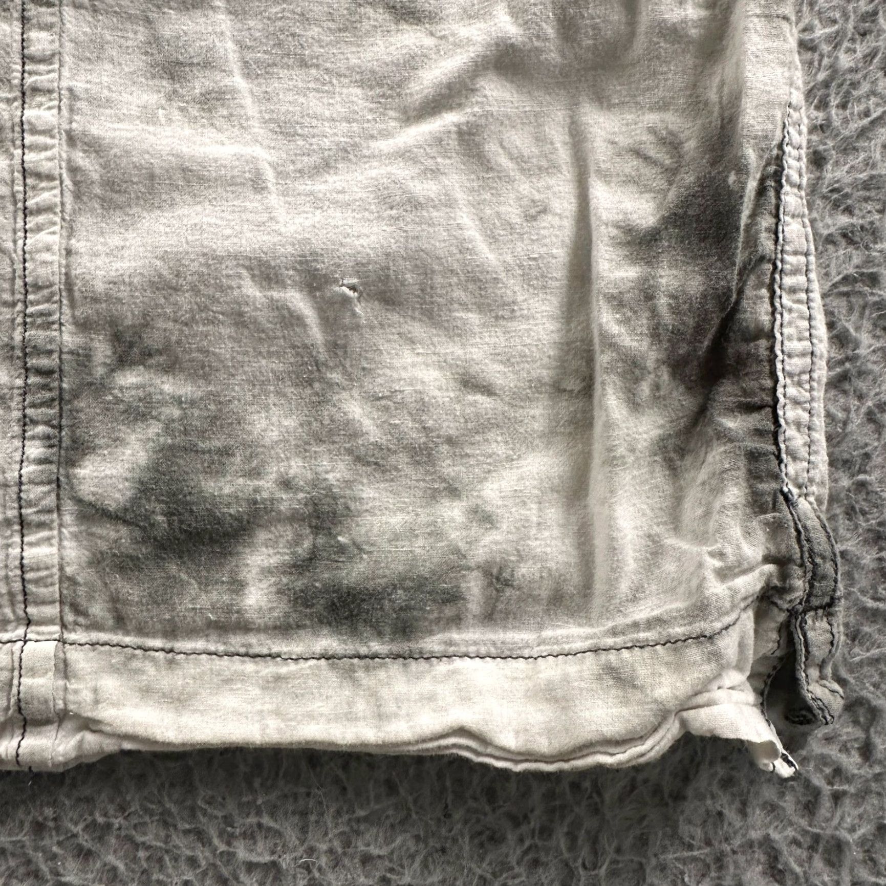 Corridor Corridor Shirt Mens L Button Tie Dye Gray Pocket Collar Size US L / EU 52-54 / 3 - 5 Thumbnail