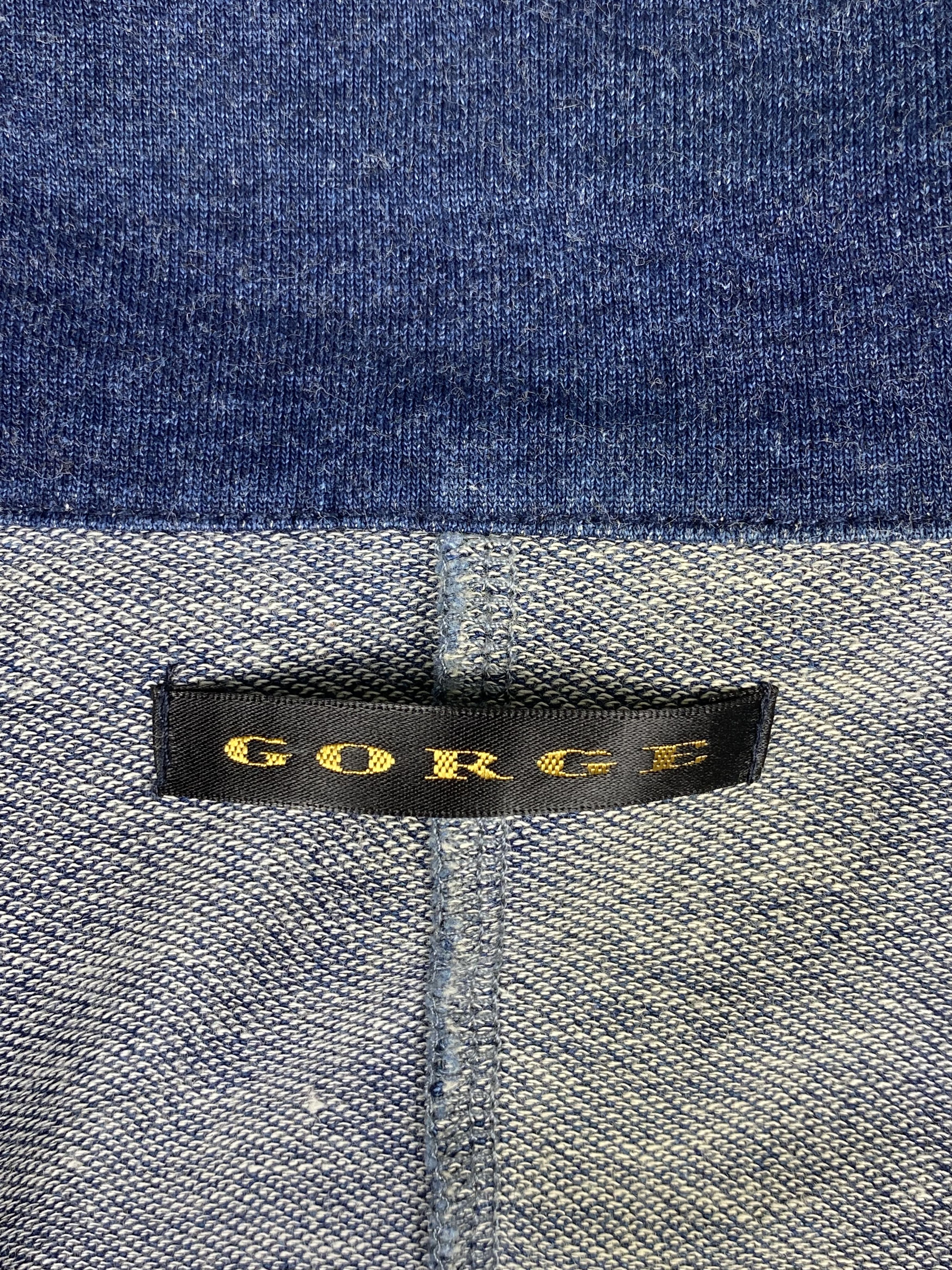Japanese Brand Vintage Gorge Like Denim Long Jacket Size US S / EU 44-46 / 1 - 10 Thumbnail