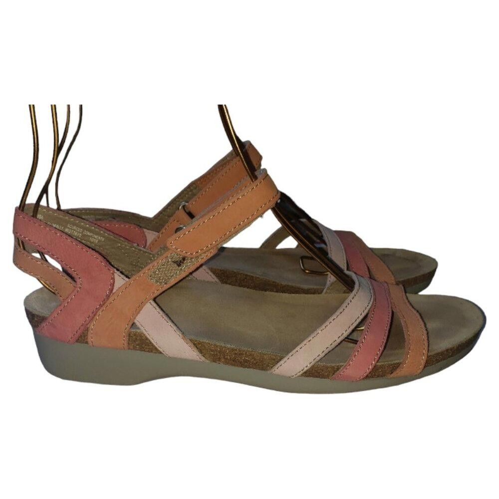 SH127 Munro Ladies Peach Sandals 10N