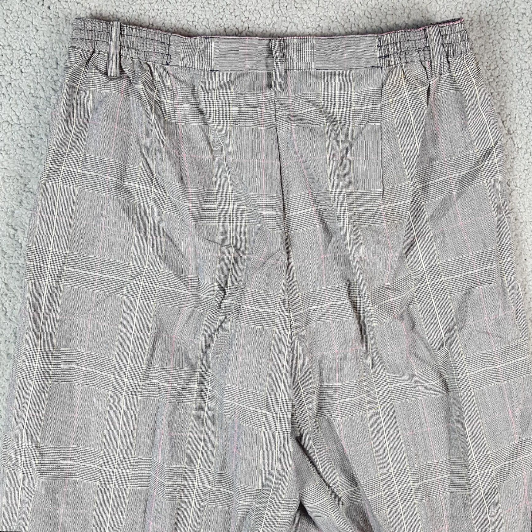 Vintage VINTAGE Chadwicks 90s Plaid Golf Pants Womens Size 12 Relaxed Fit Gray Retro Bohemian Size 34" / US 12 / IT 48 - 5 Thumbnail