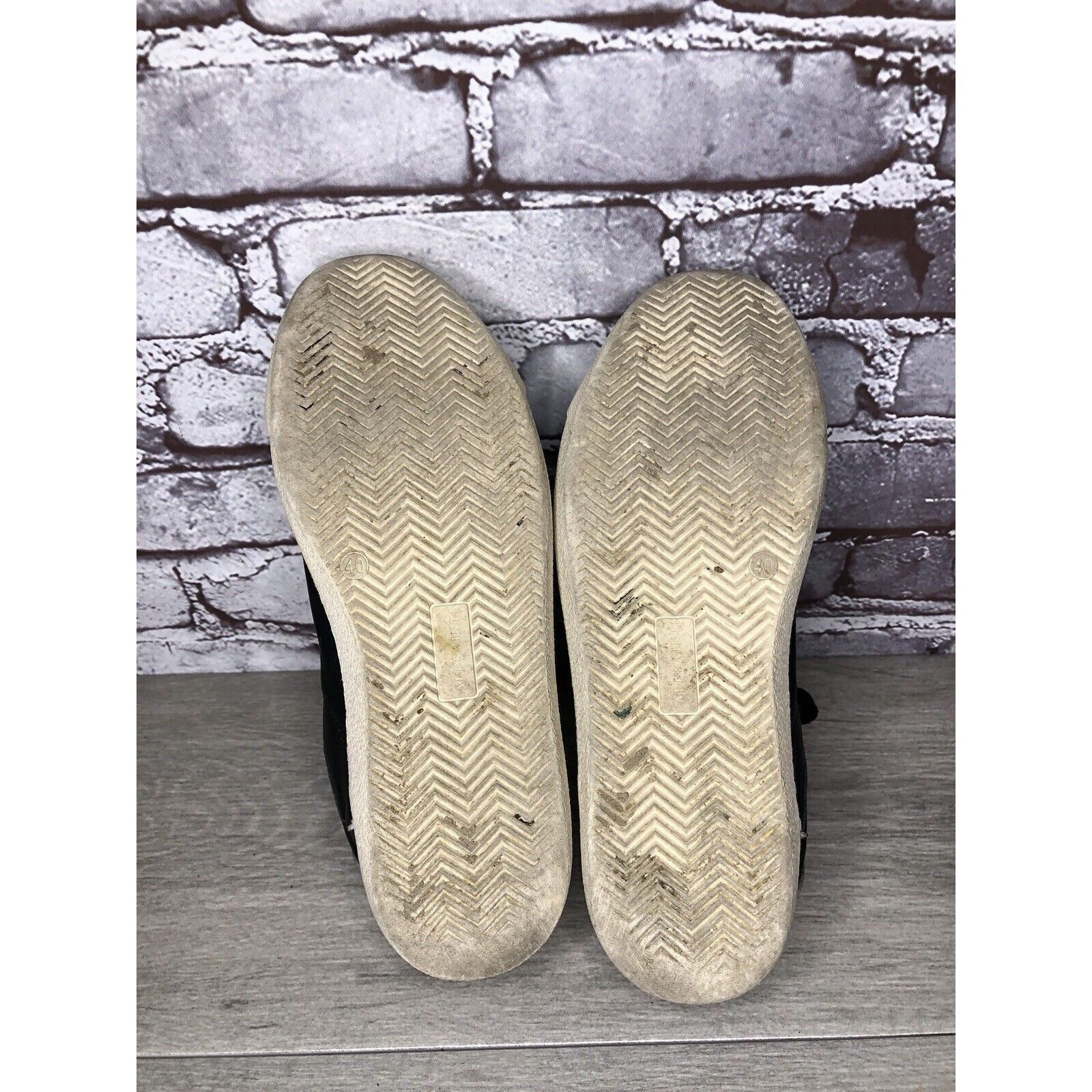 Allsaints AllSaints Sheer Black White Leather Low Casual Sneakers Wome Size US 9 / IT 39 - 10 Thumbnail