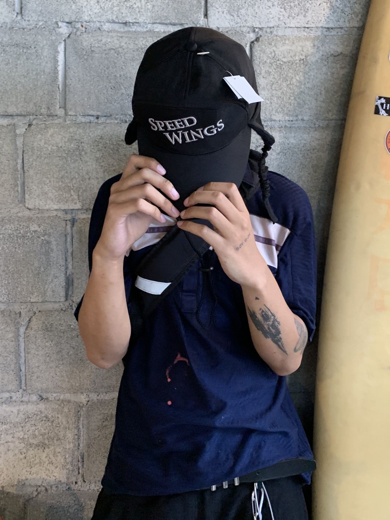 Japanese Brand Speed Wings Hat Size ONE SIZE - 2 Thumbnail